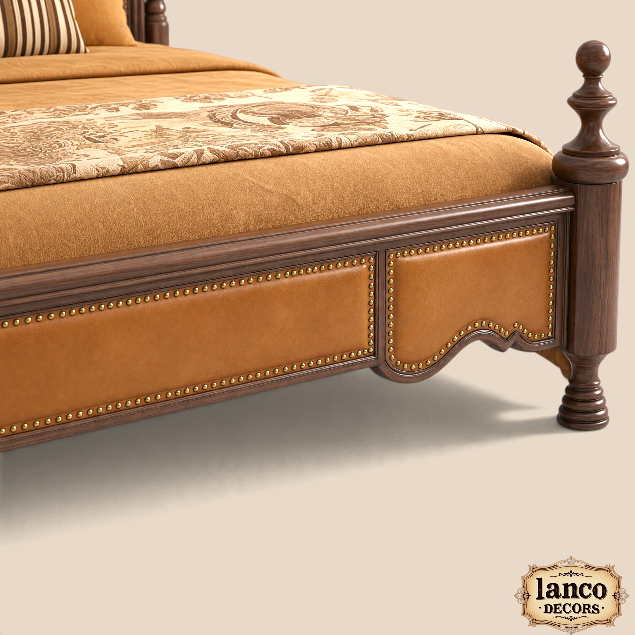 SHAAN-E-VIRASAT – Royal Colonial Heritage Luxury Bed - Image 3