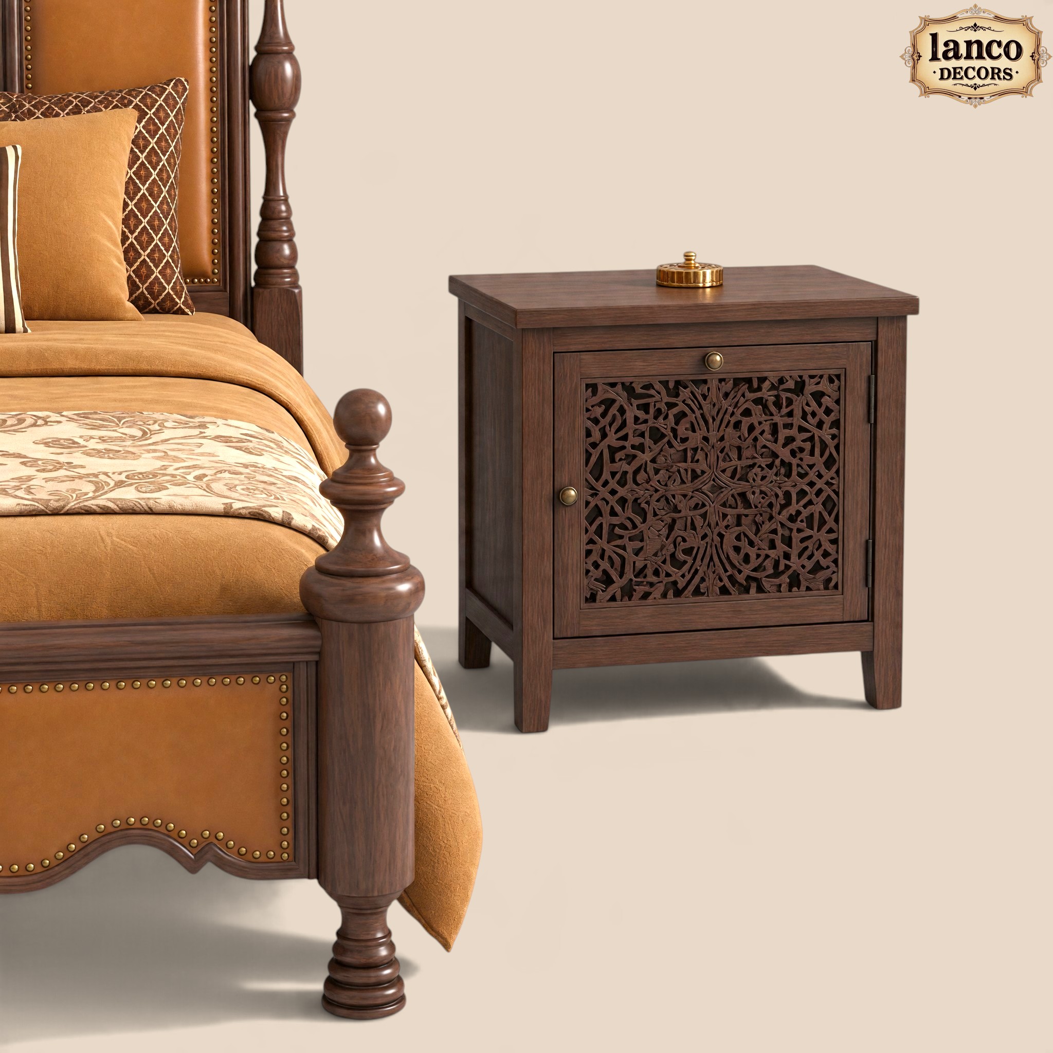 SHAAN-E-VIRASAT – Royal Colonial Heritage Luxury Bed - Image 5