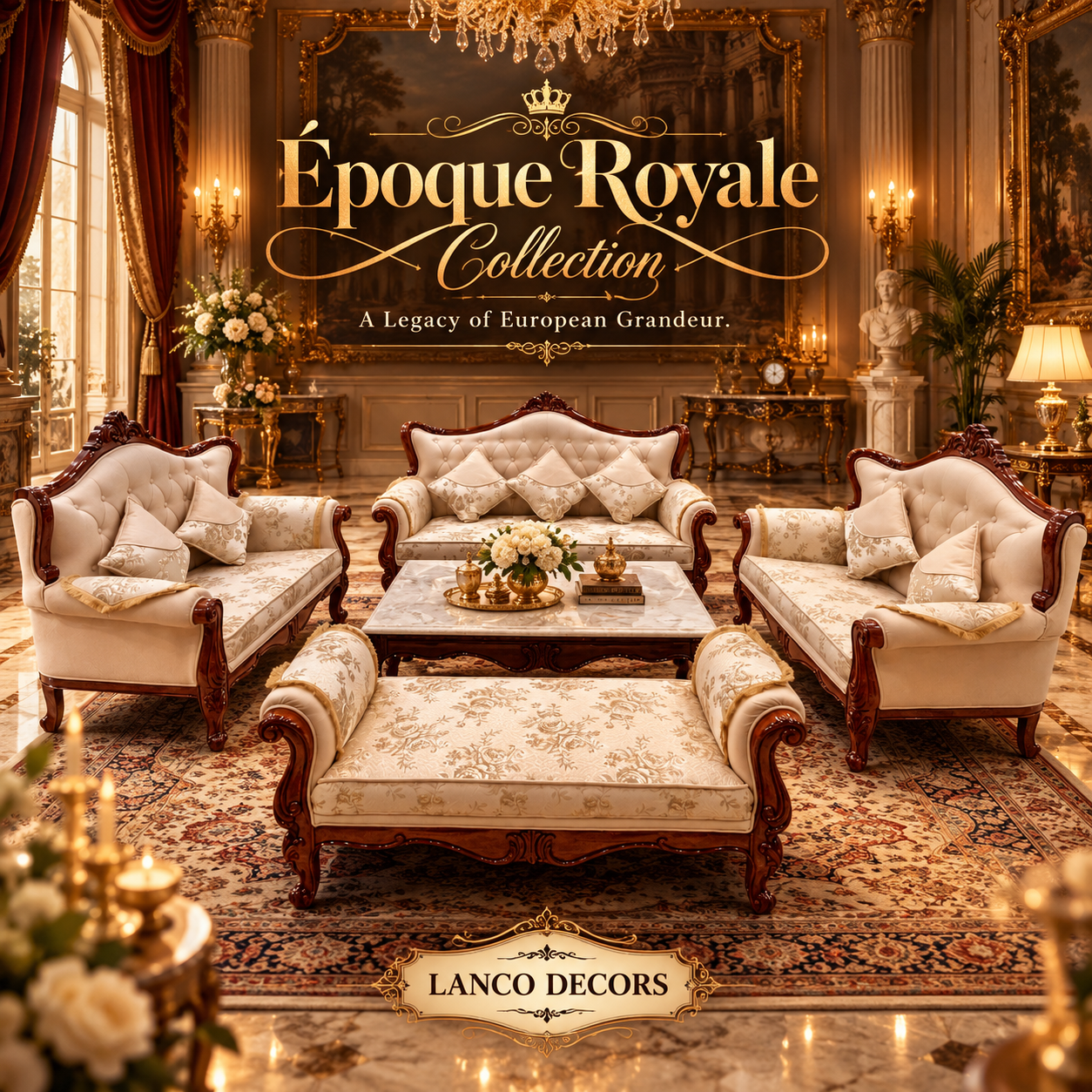 ÉPOQUE ROYALE — European Classical Living Room Collection