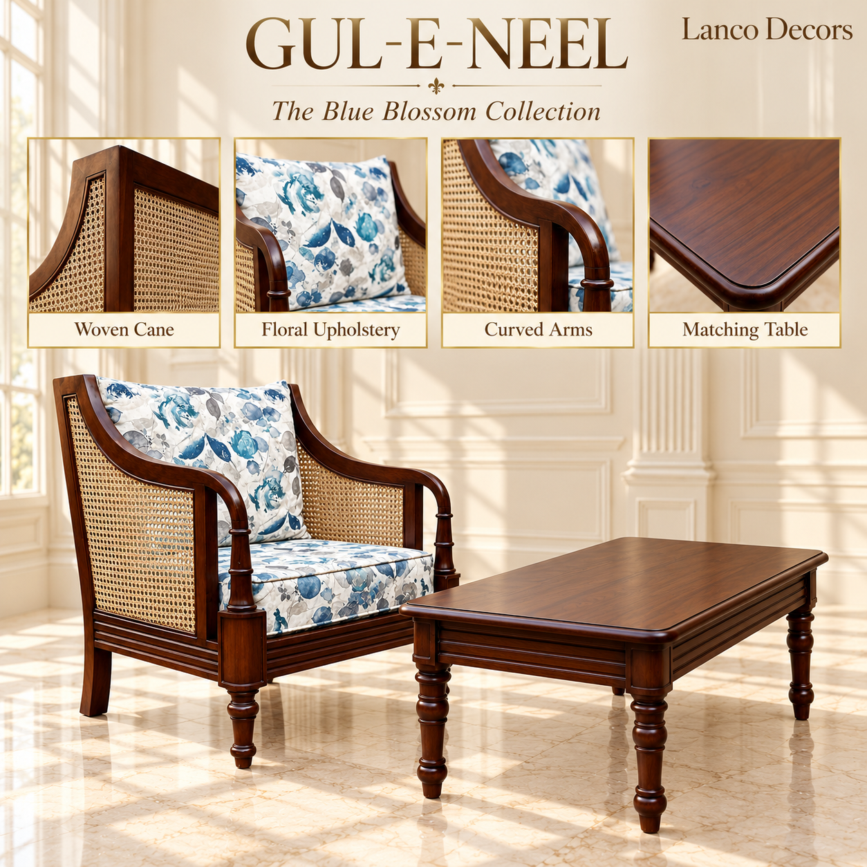 GUL-E-NEEL — The Blue Blossom Collection - Image 2