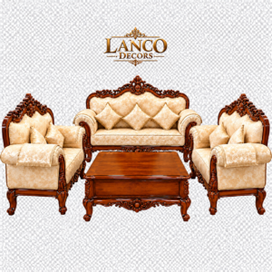 SHAAN-E-VIRASAT — Royal Heritage Teakwood Sofa Set