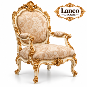 SHAAN-E-FARANSA – Louis XV Royal Rococo Luxury Armchair
